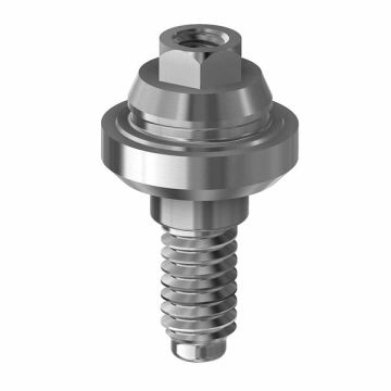 Straight Multiunit Abutment - 1mm Collar Height - 4.5 - 40.088/1