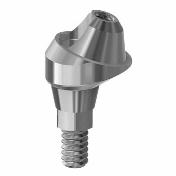 17 Angled Multiunit Abutment - 3.5mm Collar Height - 3.5/4.0 (Aqua) - 41.724/3