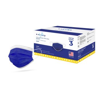 ASTM Level 3, Premium disposable face mask, made in the USA, Admiral Navy