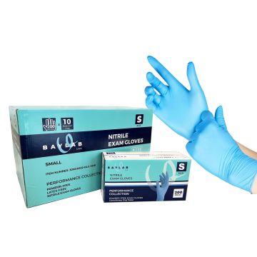 100% Nitrile Gloves - Blue, SM 200 pcs, CASE